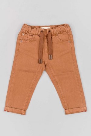 Детские брюки на молнии , коричневый Zippy
