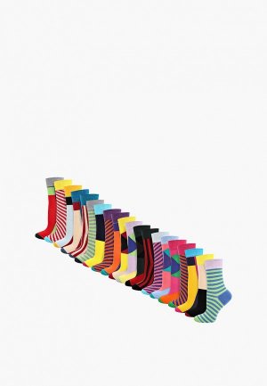 Носки 20 пар bb socks. Цвет: разноцветный