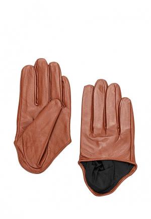Перчатки MAISONQUE. Цвет: коричневый