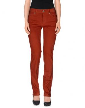 Повседневные брюки HENRY COTTON'S. Цвет: ржаво-коричневый