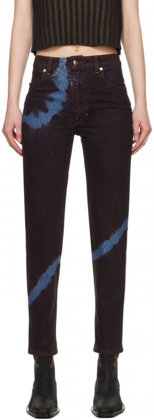 Прямые джинсы коричневого и индиго , цвет Rope Eckhaus Latta