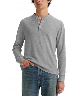 Мужская термо-рубашка на пуговицах Levis с длинными рукавами Levi's, цвет Mid Tone Grey Heather Levi's