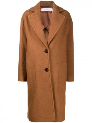 Фетровое пальто See by Chloé. Цвет: коричневый