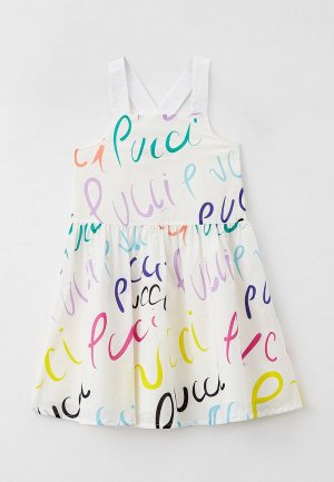 Платье Emilio Pucci. Цвет: белый