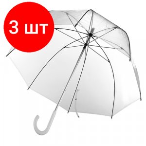 Зонт-трость , бесцветный Проект 111. Цвет: бесцветный