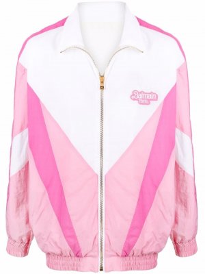 Спортивная куртка с логотипом из коллаборации Barbie Balmain. Цвет: розовый