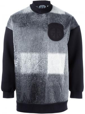 Ламинированный свитер Astrid Andersen. Цвет: серый