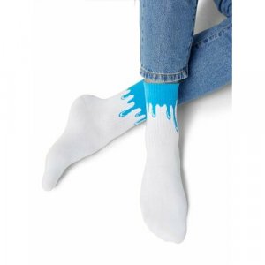 Носки , размер 41, голубой Omsa. Цвет: голубой
