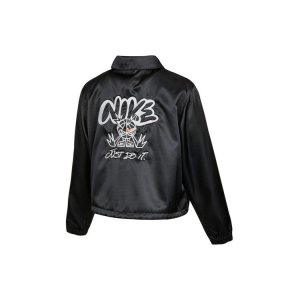 Graffiti Embroidered Woven Sports Jacket Women Black DJ5363-010 Nike