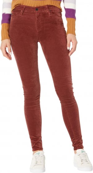 Джинсы Farrah High-Rise Skinny , цвет Dark Sangria AG Jeans
