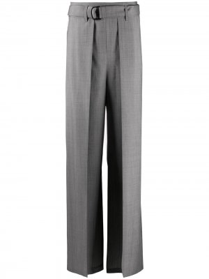 Широкие брюки палаццо Christian Wijnants. Цвет: серый