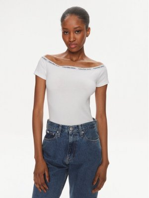 Узкая блузка , белый Calvin Klein