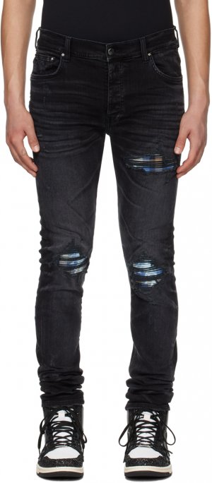 Черные рваные джинсы , цвет Faded black Amiri