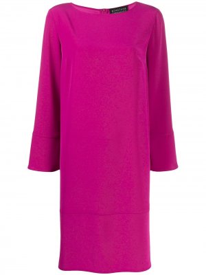 Платье-трапеция с длинными рукавами Gianluca Capannolo. Цвет: розовый