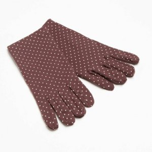 Перчатки , размер 22, бежевый, коричневый Minaku. Цвет: бежевый