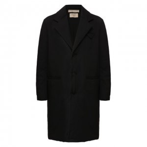 Утепленное пальто Bottega Veneta. Цвет: чёрный