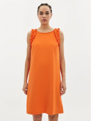 Летнее платье стандартного кроя , оранжевый Joseph Ribkoff
