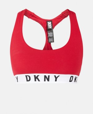 Мягкий бюстгальтер , вишнево-красный DKNY