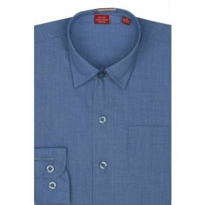Школьная рубашка , размер 92-98, синий Imperator. Цвет: синий/светло-синий