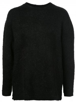 Фактурный свитер с круглым вырезом Saturdays Nyc. Цвет: черный