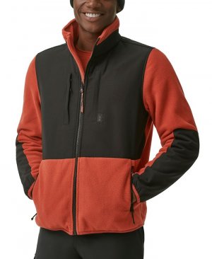 Мужская утепленная флисовая куртка с молнией во всю длину B-Warm BASS OUTDOOR, красный Outdoor