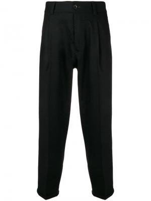 Классические брюки узкого кроя Pt01. Цвет: черный