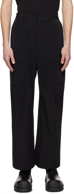 Черные брюки-карго с карманами Attachment
