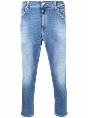 Прямые джинсы с заниженной талией DONDUP. Цвет: синий