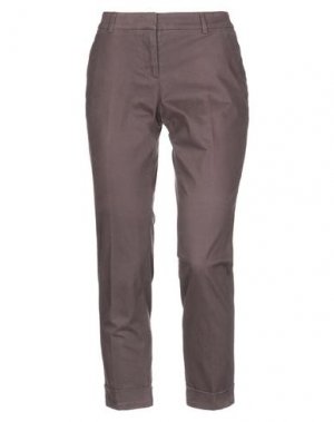 Повседневные брюки ARGONNE by PESERICO. Цвет: темно-коричневый