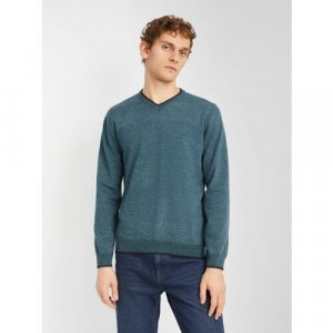 Пуловер , размер XXXL, бирюзовый Zolla. Цвет: бирюзовый