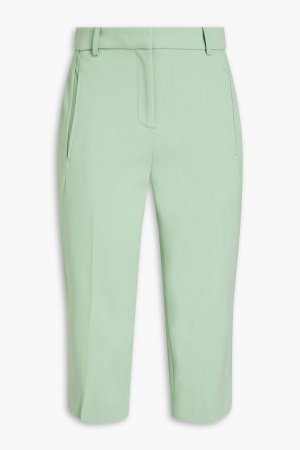 Укороченные узкие брюки из эластичной шерсти , светло-зеленый Loulou Studio