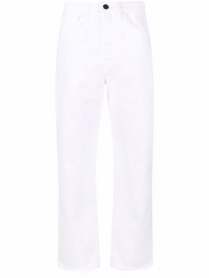 Укороченные джинсы Sabina 3x1. Цвет: белый