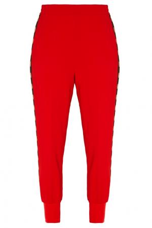 Красные спортивные брюки с лампасами Stella McCartney. Цвет: красный