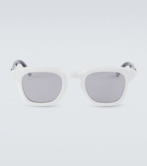 Солнцезащитные очки в квадратной оправе , белый Moncler