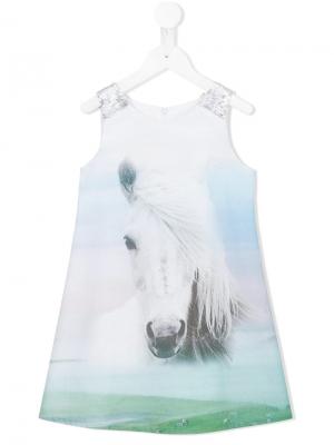 Платье Paper Pony Anne Kurris. Цвет: белый