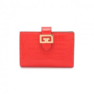 Кожаный футляр для кредитных карт GV3 Givenchy. Цвет: красный