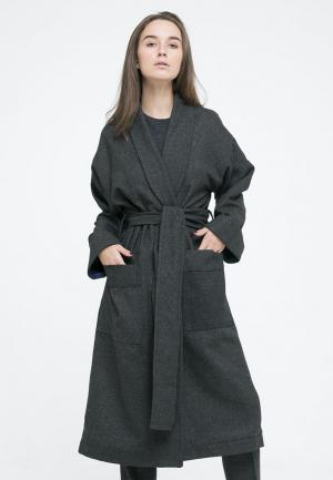 Пальто Kira Mesyats. Цвет: серый