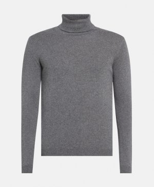 Пуловер из шелкового кашемира, серый cavalli CLASS
