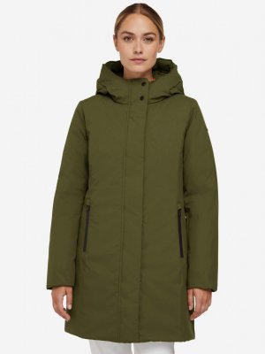 Куртка утепленная женская Spherica, Зеленый Geox. Цвет: зеленый