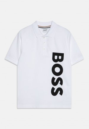 Рубашка-поло SHORT SLEEVE BOSS Kidswear, цвет white Kidswear