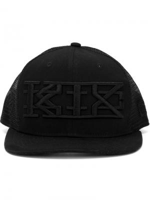 Кепка с вышивкой логотипа KTZ. Цвет: черный