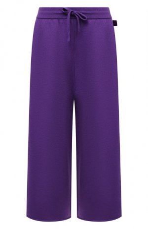 Кашемировые брюки Loewe. Цвет: фиолетовый