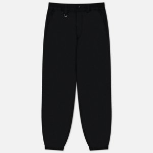 Мужские брюки Stretch Wool Hem Shirring Standard Easy SOPHNET.. Цвет: чёрный