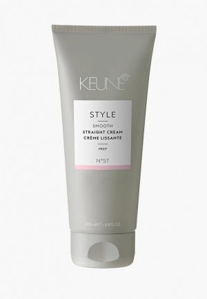Крем для волос Keune Style Straight Cream выпрямляющий, 200 мл. Цвет: белый