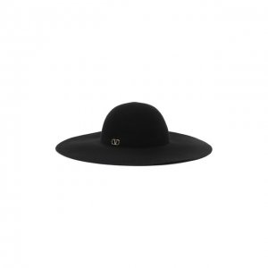 Фетровая шляпа Valentino. Цвет: чёрный