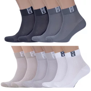 Комплект носков мужских 10-М-2211 серых; бежевых; белых 25 Rusocks. Цвет: серый; бежевый; белый