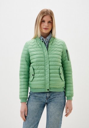 Куртка утепленная Electrastyle. Цвет: зеленый