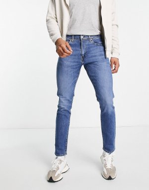 Узкие зауженные джинсы Levi's 512 цвета пеликановой ржавчины средней степени потертости Levi's