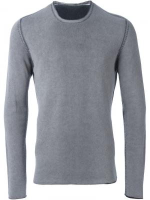 Трикотажный свитер Label Under Construction. Цвет: серый