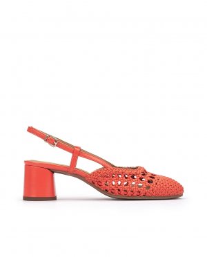 Женские туфли из коралловой кожи , коралловый Pedro Miralles